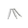 TMAX 25 pc Tri Wing 3 Triangular Slotted Y shape Screwdriver Impact Ready 2 Inch Length Insert Bits Hex Shank with Quick Release Slot