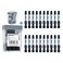 toolant 2 Inch Phillips Bit3 Magnetic Anti Slip Impact Screwdriver Bits Set20pcs Insert S2 Steel PH3 Driver Dit Set with CNC Machined Tips for Power Drill