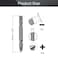 Utoolmart 2Pcs Magnetic Double Head Screwdriver Bits PH2SL6 14 Inch Hex Shank 256inch Length S2 Power Tool
