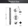 Utoolmart 2Pcs Magnetic Double Head Screwdriver Bits PH2SL6 14 Inch Hex Shank 256inch Length S2 Power Tool