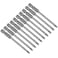 uxcell 10 Pcs 3mm Slotted Tip Magnetic Flat Head Screwdriver Bits 14 Inch Hex Shank 3inch Length S2 Power Tool