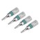 uxcell 4pcs 25mm Long 14 Hex Shank T8 Security Torx High Quantity Screwdriver Bits S2 High Alloy Steel