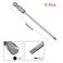 uxcell 5 Pcs 3mm Slotted Tip Magnetic Flat Head Screwdriver Bits 14 Inch Hex Shank 4inch Length S2 Power Tool