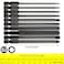 WONAIER Magnetic Screwdriver Bit Set Hex Shank Allen Wrench Drill Bit Impact Driver Bits Kit 4 Inch Long S2 Steel Hex Bits Set 10 Pack PhilipsSlottedHexagon