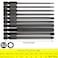 WONAIER Magnetic Screwdriver Bit Set Hex Shank Allen Wrench Drill Bit Impact Driver Bits Kit 4 Inch Long S2 Steel Hex Bits Set 10 Pack PhilipsSlottedHexagon