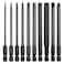 WONAIER Magnetic Screwdriver Bit Set Hex Shank Allen Wrench Drill Bit Impact Driver Bits Kit 4 Inch Long S2 Steel Hex Bits Set 10 Pack PhilipsSlottedHexagon