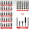 YIYITOOLS Screwdriver Bit Set 48 Piece Impact Driver Bit Set for Drills and Drivers Assorted Steel Drill Bits in Storage Case for Wood Metal Cement Drilling and ScrewdrivingYY2020052