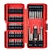 YIYITOOLS Screwdriver Bit Set 48 Piece Impact Driver Bit Set for Drills and Drivers Assorted Steel Drill Bits in Storage Case for Wood Metal Cement Drilling and ScrewdrivingYY2020052
