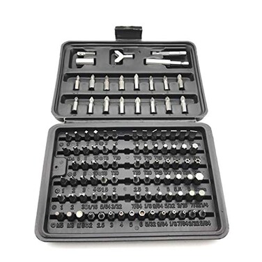 HTTMT 100 Pcs 14 Torx Hex Torq Security Bit Set Tamper Proof Case Screwdriver