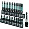 Facoow Impact Torx Bit Set 26PCST5T40 TT7TT40 1 2 S2 Steel Magnetic Torx Security Bit Set CNC Machined Tips Tamper Proof Star Bit Impact Screwdriver Bits Set with Bit Holder Storage Case