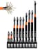 DYRECELVE 10Pack Phillips Bits 2 Impact Magnetic 1Inch to 6Inch Long Phillips Head Drill Screwdriver Bits PH2 Premium S2 Steel 14 Hex Shank for Impact Drivers Professional DIY Use