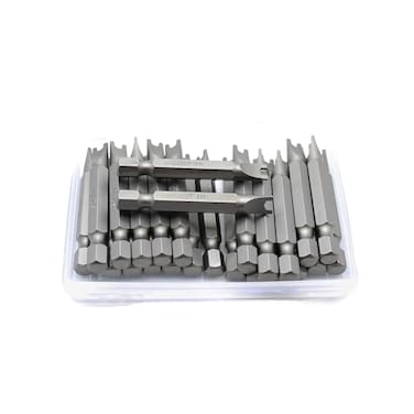 TEMO 25 pc Spanner 10 2 Inch Screwdriver Insert Bits Durable S2 Steel with Heavy Duty Storage Container