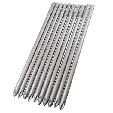 Wolfride 8Pcs Torx Head Screwdriver Bit Set 14 Inch Hex Shank Torx Head Drill Bits T8 T10 T15 T20 T25 T27 T30 T40 Magnetic Torx Bit set S2 150mm Length