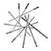 Rocaris 10pcs 6 In T6 T40 Security Torx Bit Set Torx Star Drive Security Screws S2 Steel 14 Inch Hex Shank Fit All Standard Bit Holders Air and Power Tools