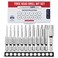 Baker and Bolt Torx Head Drill Bit Set Premium12pc Set wStorage Case T6 T55 14in Hex Shank Magnetic Star Security Kit Long 2inch Torx Key Bits S2 Steel for drills and Impact Drivers