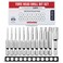 Baker and Bolt Torx Head Drill Bit Set Premium12pc Set wStorage Case T6 T55 14in Hex Shank Magnetic Star Security Kit Long 2inch Torx Key Bits S2 Steel for drills and Impact Drivers