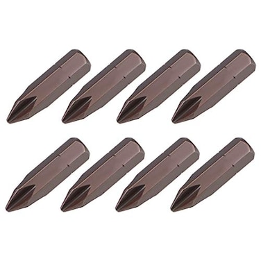 uxcell 8 Pcs Phillips Bits 516inch 8mm Hex Shank 32mm Length Cross PH2 Magnetic Screw Driver S2 Screwdriver Bit