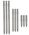 Saipe Set of 9 Pieces Magnetic SQ2 Square Head Screwdriver Bits 14 Inch Hex Shank Square Drive Bit Security Electric Screw Driver Drill Bit for Electric Hand Screwdrivers 50100150mm Length