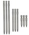 Saipe Set of 9 Pieces Magnetic SQ2 Square Head Screwdriver Bits 14 Inch Hex Shank Square Drive Bit Security Electric Screw Driver Drill Bit for Electric Hand Screwdrivers 50100150mm Length