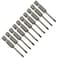 LDEXIN 10 Pcs SL3 Magnetic Slotted Screwdriver Bits S2 Steel Flat Head Screwdriver Bits with 14 Inch Hex Shank 2 Inch Length