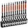 DYRECELVE 12Pack Impact Security Torx Bit Set T5T40 3Inch Long S2 Steel Professional Tamper Proof Star Bits Set with 14 Hex Shank Magnetic High Torque for AutomotiveElectronicsDIY