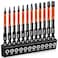 DYRECELVE 12Pack Impact Security Torx Bit Set T5T40 3Inch Long S2 Steel Professional Tamper Proof Star Bits Set with 14 Hex Shank Magnetic High Torque for AutomotiveElectronicsDIY
