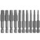 Eyech 10pcs Magnetic Pentagon Head Screwdriver Bits Set 14 Inch Hex Shank 5 point Security Tamper Proof Drive Bit 215735mm50mm CrV