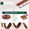 wigtda 18in Brown Weather Stripping Door Seal Thickened Silicone Strong Adhesive Maximum Coverage for Sealing Wide Gaps Ideal for Extreme Weatherproofing