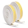 Keliiyo 2 Pack Weather Stripping Seal Strip for DoorsWindows 036x03 Ultra Thickness and Mesh Fabric Adhesive SelfAdhesive Backing Seals Large Gap 66 feet 20m