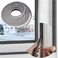 DUOYHIEL 33 Ft Window Weather Stripping Door Seal StripSoundproofing Frame Winter Insulation Tape Windproof Dustproof Window Inserts Door Gap Filler Light Blocker Strong Stickiness 035Wide x 02Thick