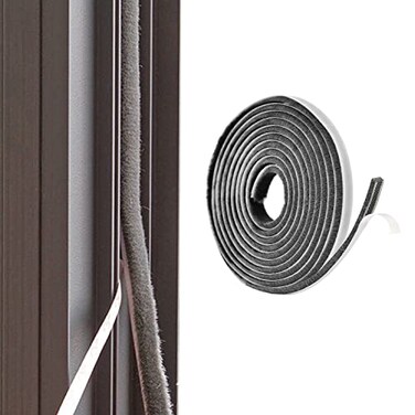 ALLWIN 33FT Brush Weather Stripping Weatherstripping for Sliding WindowsGlass Doors Neat Pile Self Adhesive Seal Strip Draft Stoppers 1132 Wide X 316 inch Thick