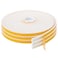 ToLanbbt Adhesive Foam Tape 59 Feet Soundproofing Neoprene Rubber Tape Door Insulation Weather Weatherproof Stripping 12 Wide X 18 Thick 197 Ft X 3 Rolls