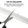 ToLanbbt Adhesive Foam Tape 59 Feet Soundproofing Neoprene Rubber Tape Door Insulation Weather Weatherproof Stripping 12 Wide X 18 Thick 197 Ft X 3 Rolls