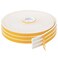 ToLanbbt Adhesive Foam Tape 59 Feet Soundproofing Neoprene Rubber Tape Door Insulation Weather Weatherproof Stripping 12 Wide X 18 Thick 197 Ft X 3 Rolls