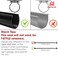 Marsrut Bottom Garage Door Gasket Weather Stripping Seal Bead Shaped End Type 31 Width 16 Feet Length 014 x 015 End Extra Thick Universal Rubber Threshold Kit Sealer Replacement Weatherproofing