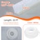 KAIYUER Brush Weather Stripping035inx33FeetSoundproofing DoorWindow Insulation SealEnergy Saver Dust Proof Adhesive Door Seal Strip