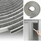 COUMENO Door Gap Sliding Window High Viscosity Sealing Strip 04x04x328FT Shock Absorbing Buffer Sound and Noise Reduction Weatherproof Sealing Strip Grey