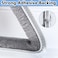 COUMENO Door Gap Sliding Window High Viscosity Sealing Strip 04x04x328FT Shock Absorbing Buffer Sound and Noise Reduction Weatherproof Sealing Strip Grey