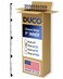 Duco Plastics Duco USAMade Classic Rib Foam Closure Strips 3ft Long 9 Rib Profile 20 Pack of Black Corrugated Roof Foam Strips Weatherproof Seal to Block Gaps Noise Moisture and More