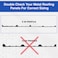 Duco Plastics Duco USAMade Classic Rib Foam Closure Strips 3ft Long 9 Rib Profile 20 Pack of Black Corrugated Roof Foam Strips Weatherproof Seal to Block Gaps Noise Moisture and More