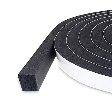 DGSL Foam Insulation Tape self AdhesiveWeather Stripping for Doors and WindowsSound Proof soundproofing Door SealWeatherstripPipe Cooling Air Conditioning Seal Strip W2In xT 25In XL 65Ft
