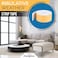 Dualplex High Density Foam Weather Stripping Door Seal Strip Insulation Tape Roll for Insulating Door Frame Window Air Conditioner Self Adhesive Sealing Weatherstrip 4 in x 18 in x 10 Ft White