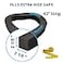 HQRP Foam Window Air Conditioner Weatherstrip Insulating Strip Seal 2 18Inch x 2 18Inch x 43Inch