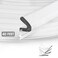 OTIIALOT Kerf Weather Stripping Seal for Large Gap Exterior Door Front Door Frame Easy to Install 40Feet White