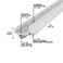 M-D Building MD Building Products 06403 36 in White Aluminum UShape Screwon Under Door Seal
