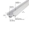 M-D Building MD Building Products 06403 36 in White Aluminum UShape Screwon Under Door Seal