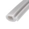 METALLIXITY Bulb Type Window Weatherstrip 65mmx5Meter 1Pcs Silicone TSlot Mount Seal Strip for Home Door Window Gray