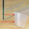 MILEQEE Under Door Draft Stopper 138in x 165FT Silicone Door Sealer Strip Adhesive Dust Noise Blocker