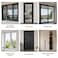 Pangda 50 Pcs Door Corner Seal L Shaped Self Adhesive Weather Stripping Door Frame Seal for Noise Reduction Interior Exterior Save EnergyBlack