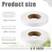 Pushglossy 4 Rolls 118x157 Window Condensation Absorber Strips Weather Stripping Self Adhesive Moisture Absorbent Tape for Windows Water Barrier Seal Reusable Prevents CondensationBeige